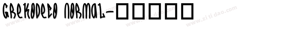 GrekoDeco Normal字体转换